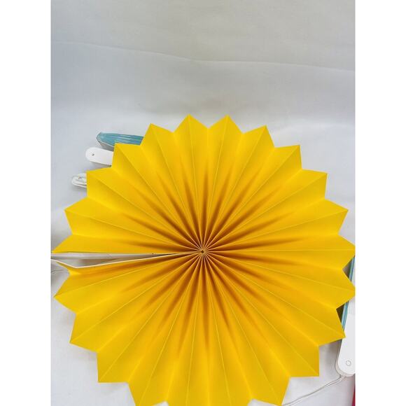 Honeycomb Hanging Round Paper Fans Decoration Party Kit Accessories Multicolor - Picture 6 of 12